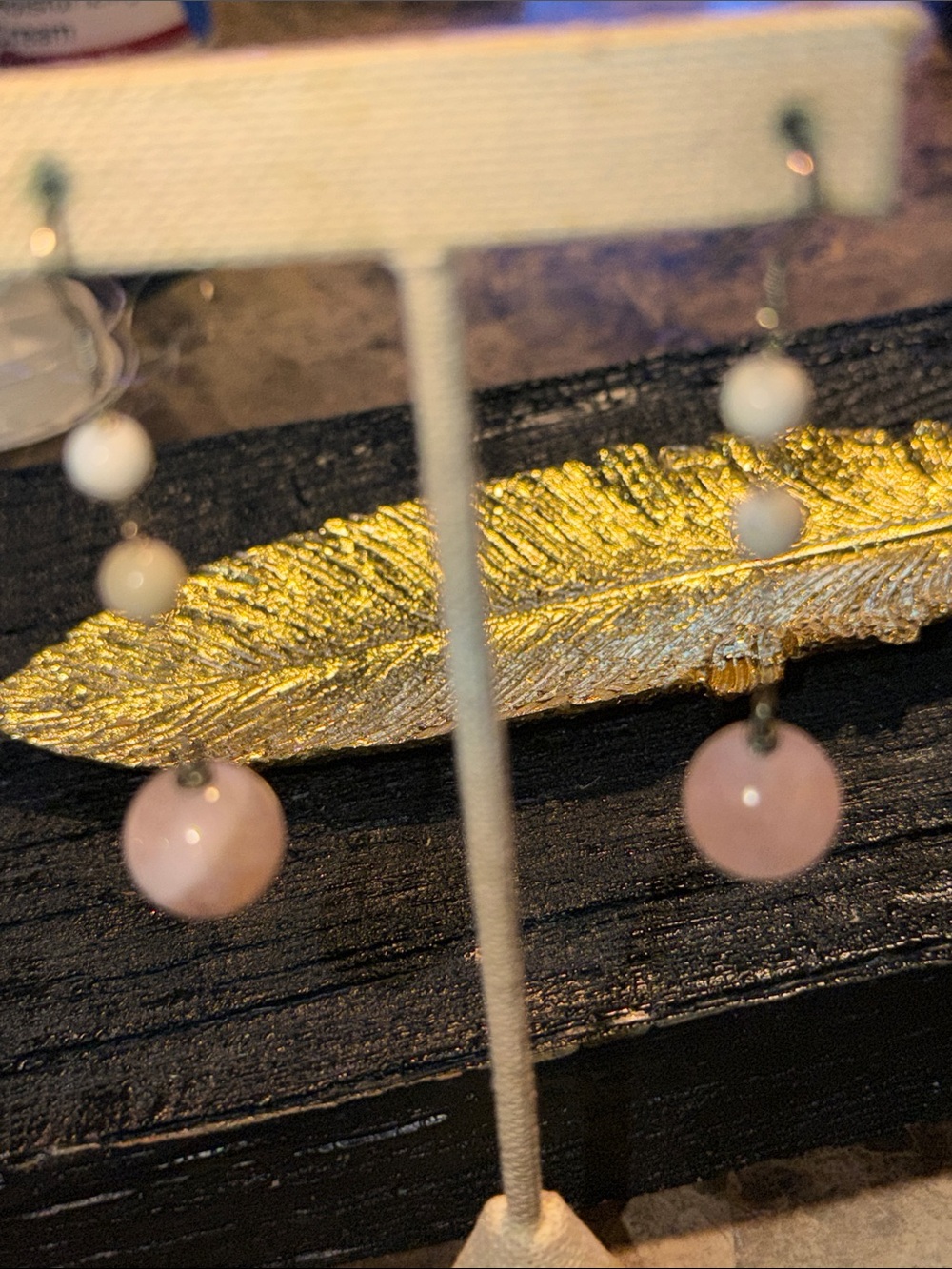 Gemstone Dangle Earrings